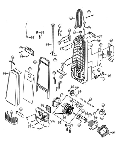 Body/motor housing/motor