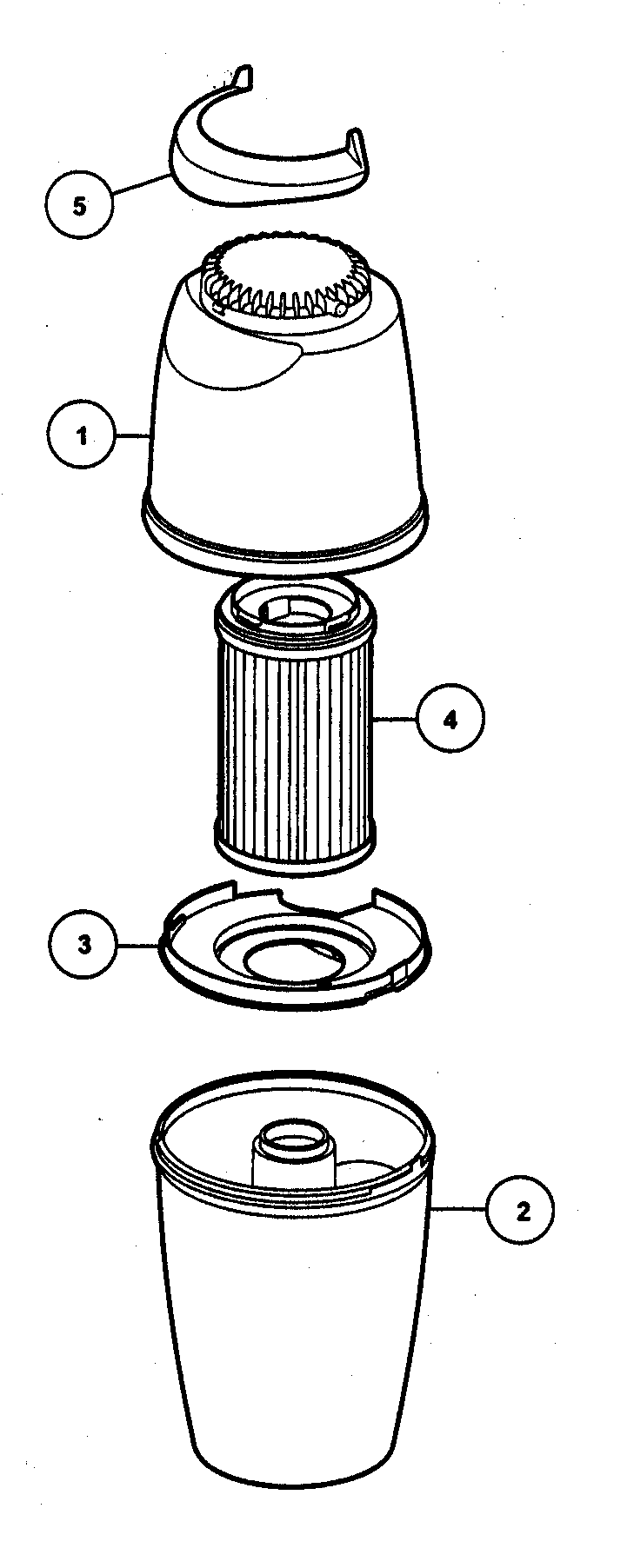 Dust bin assy