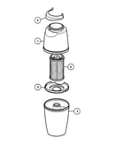 Dust bin assy