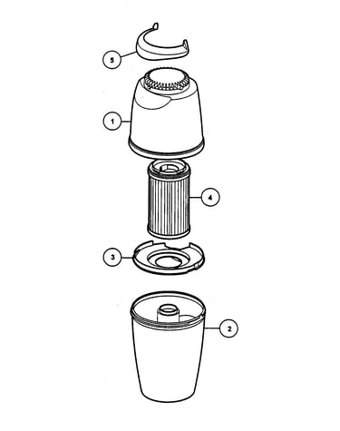 Dust bin assy