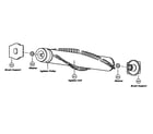 Panasonic MC-V570600 agitator assy diagram