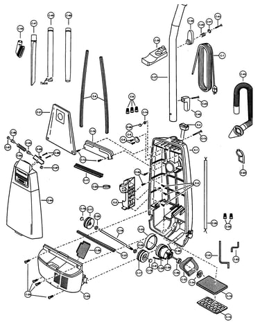 Motor housing/motor/handle/body