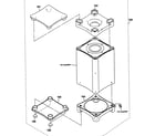 Sony SS-CT551 woofer diagram