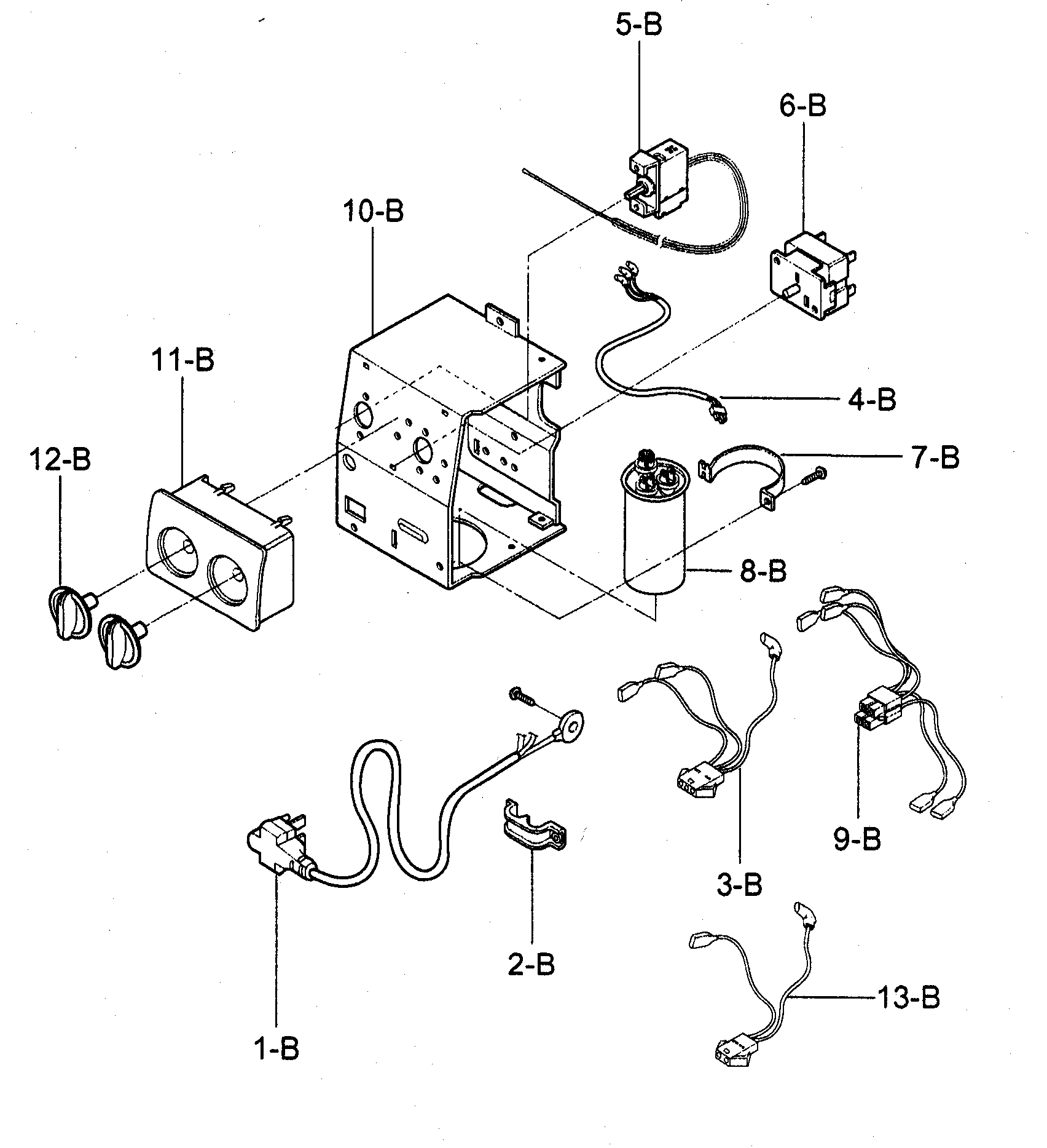 Control box assy