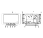 Panasonic TH-37PA20U-P cabinet parts diagram