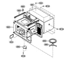 Kenmore 72162002200 oven cavity diagram