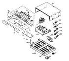 JVC SR-VDA300U cabinet parts diagram
