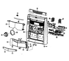JVC MX-KA6 cabinet parts diagram