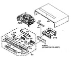 JVC HR-XVC20UR cabinet parts diagram