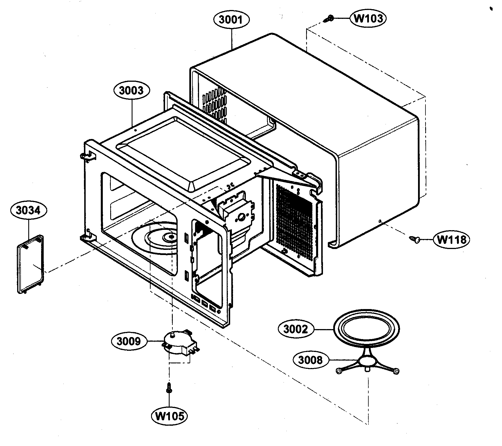 Oven cavity