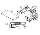 JVC XV-NP1SL cabinet parts diagram
