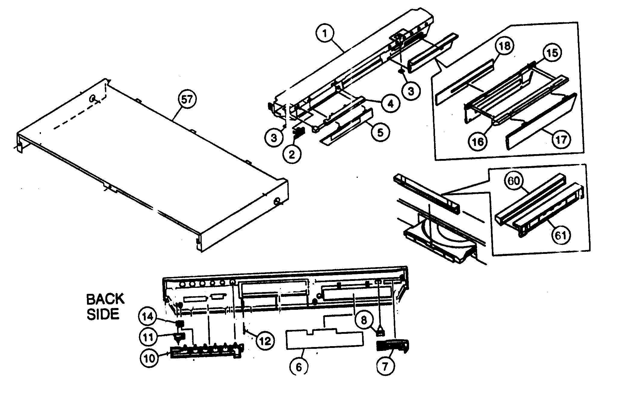 Cabinet parts