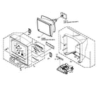 JVC AV-20FD24 cabinet parts diagram