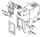 JVC FS-B70 cabinet parts diagram