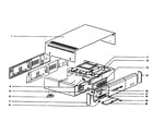 Magnavox FTR9955 cabinet parts diagram