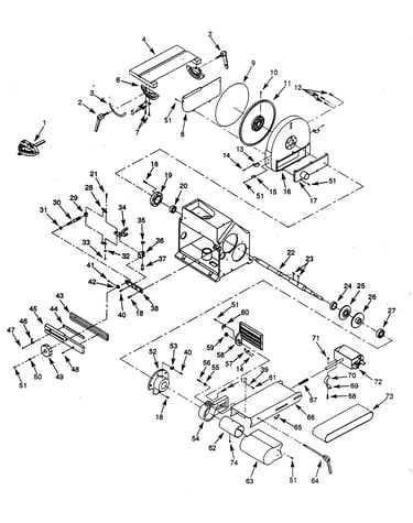 Belt/disc assy