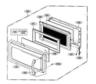 Kenmore 72163659300 door diagram