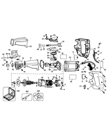 Housing assy/motor