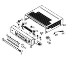 RCA RT2360 cabinet parts diagram