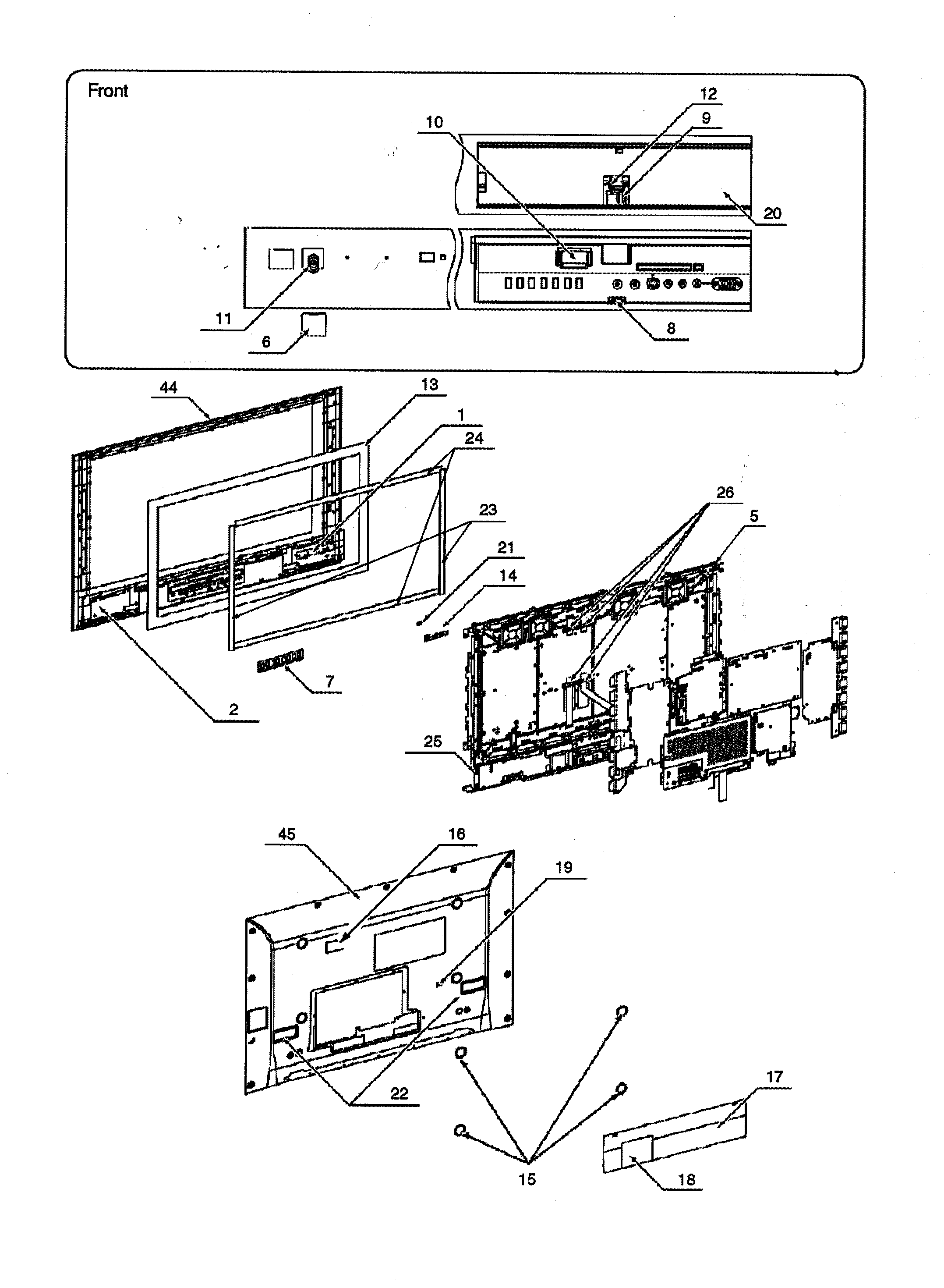 Cabinet parts