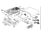 Toshiba SD-2815 cabinet parts diagram