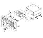 Sony HT-C800DP cabinet parts diagram