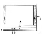 Panasonic CT-3653-1G cabinet parts diagram
