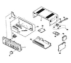 Sony HT-DDW840 cabinet parts diagram