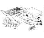 Toshiba SD-3815 cabinet parts diagram