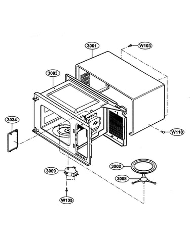 Oven cavity parts