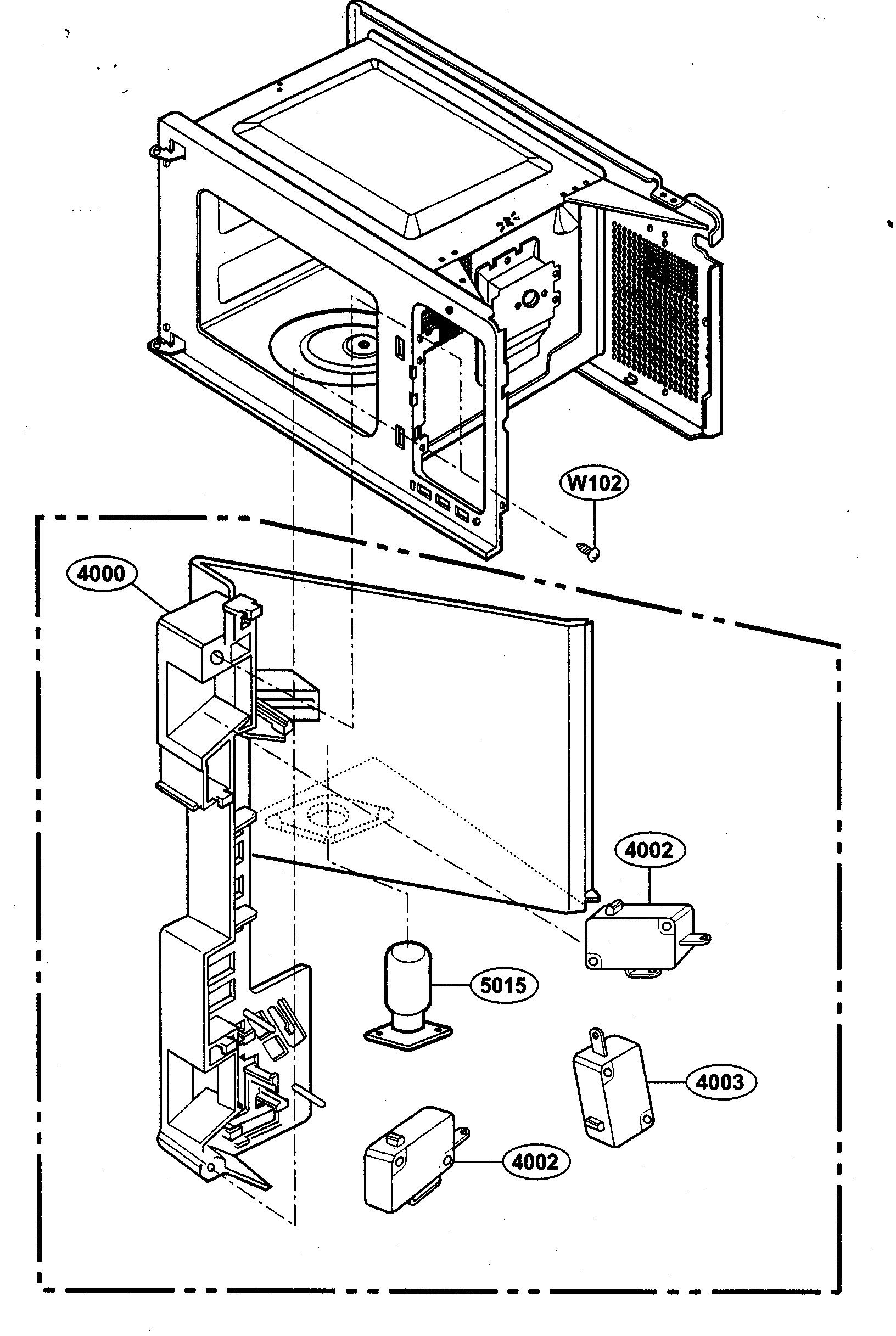 Latch board parts