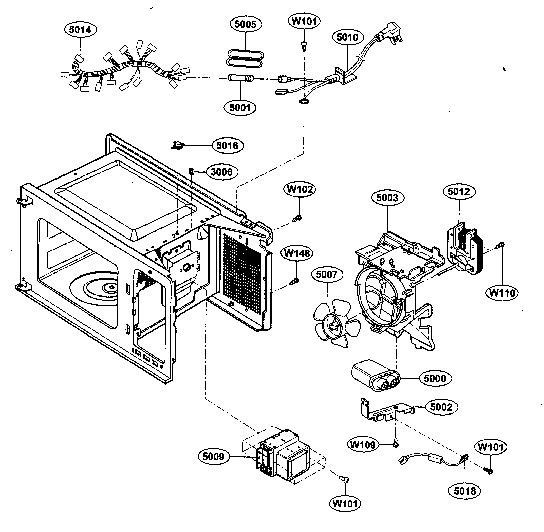 Oven interior parts