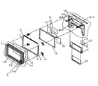 Samsung HPN4239X cabinet parts diagram