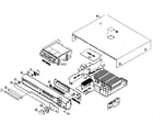 Samsung HT-SK6 cabinet parts diagram
