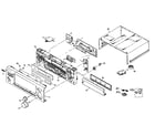 Pioneer VSX-D712-K cabinet parts diagram