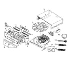 Pioneer XV-HTD330 cabinet parts diagram