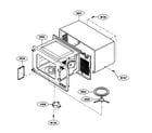 Kenmore 72163263300 oven cavity parts diagram