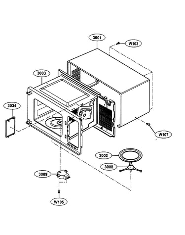 Oven cavity parts