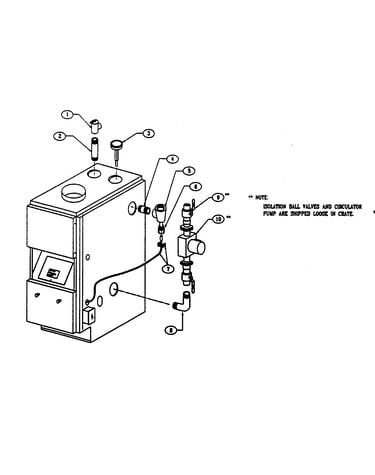Boiler controls/piping