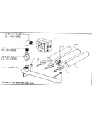 Natural gas burner/mainfold assy