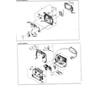 JVC GR-D200US cabinet parts 2 diagram