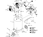 Campbell Hausfeld WL6117 compressor diagram