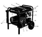 Porter Cable BSI550-W-1 generator diagram