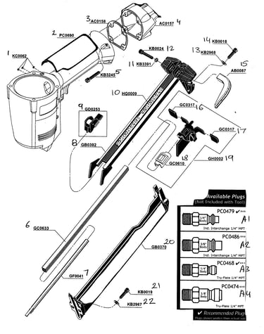 Rail assy