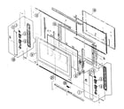 Sony KDE61XBR950 cabinet parts diagram