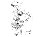Hitachi PJ-TX10 cabinet parts 1 diagram