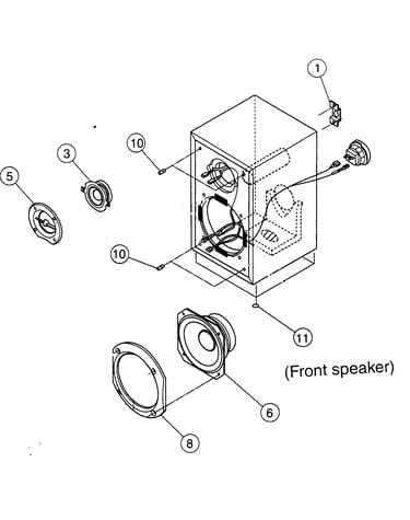 Front speaker