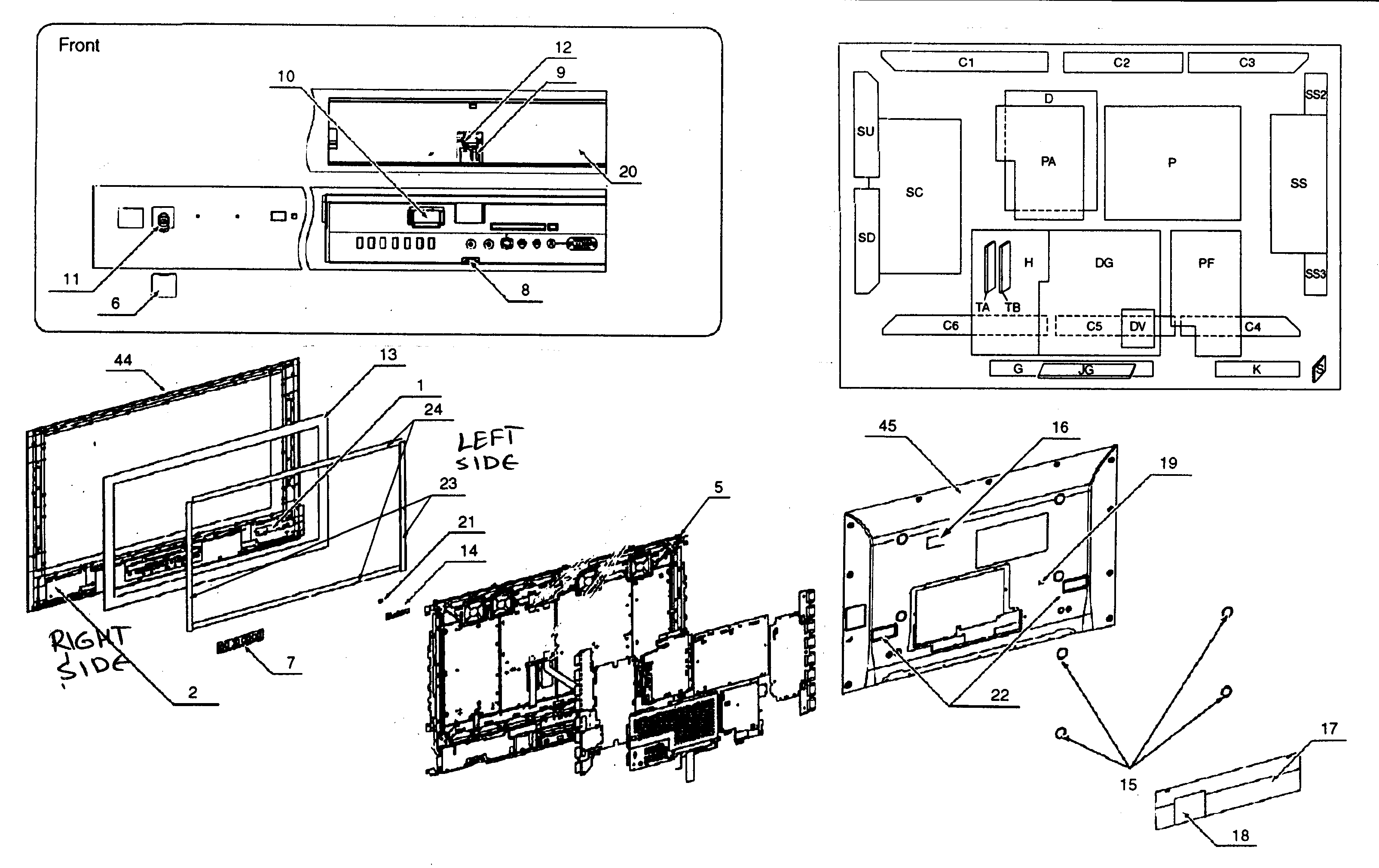 Cabinet parts