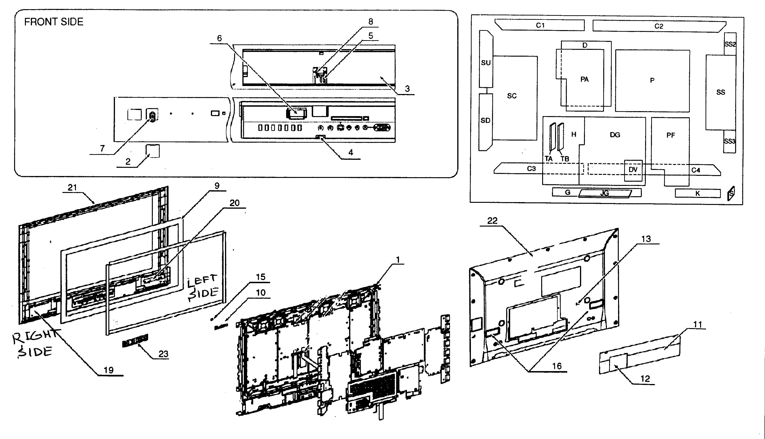 Cabinet parts