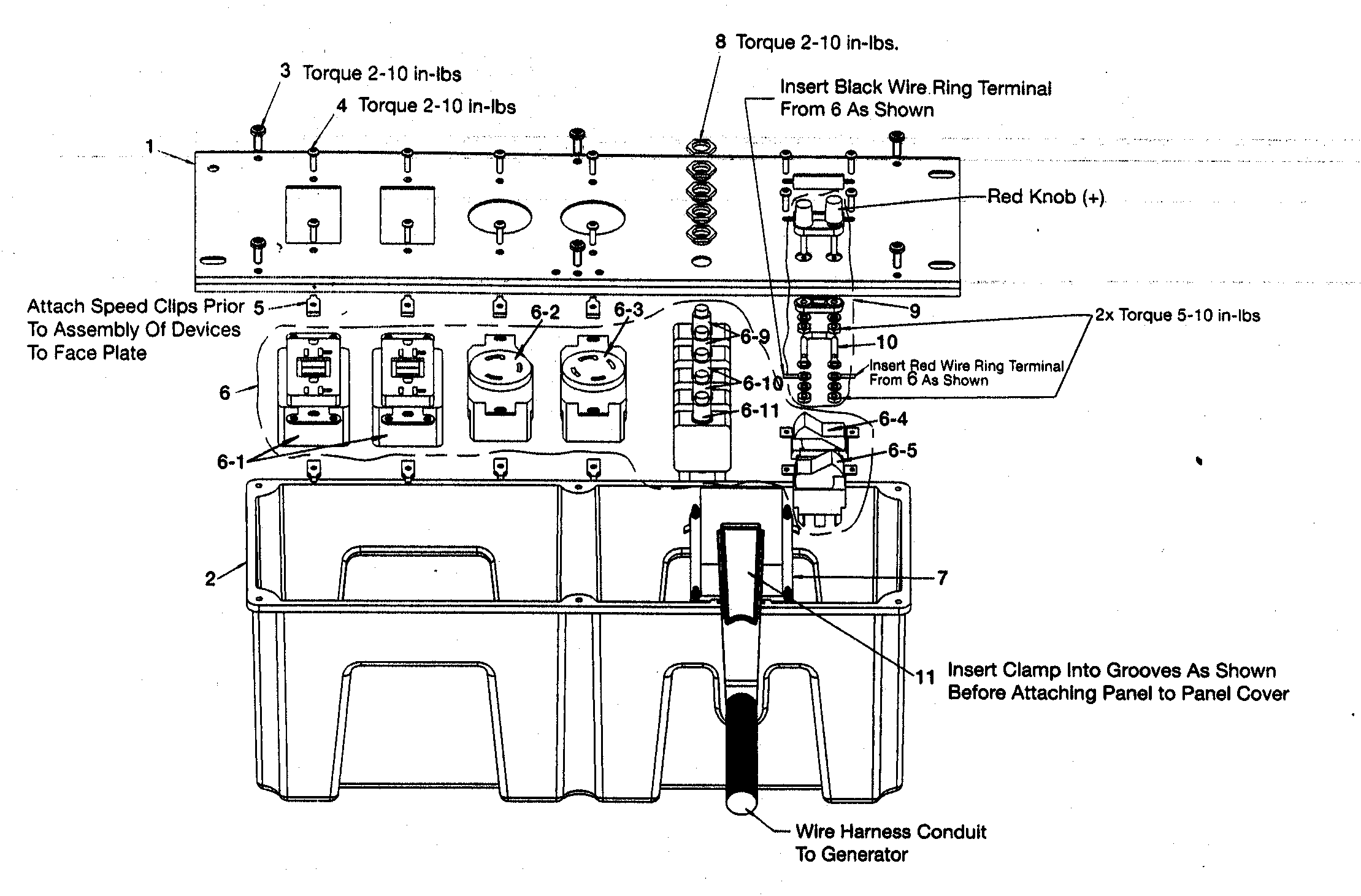 Control panel